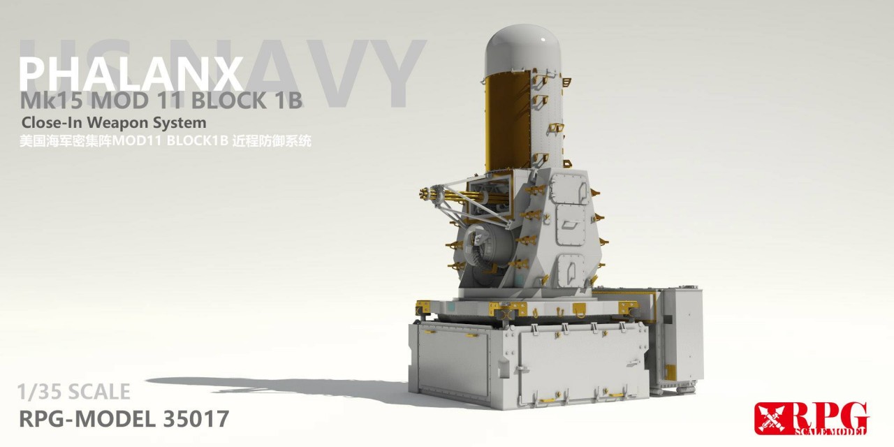 RPG Models新品(35017)-1/35 美国海军密集阵MOD11 BLOCK1B 近程