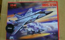 [开盒简评]ICM(72151)-1/72米格-31B截击机