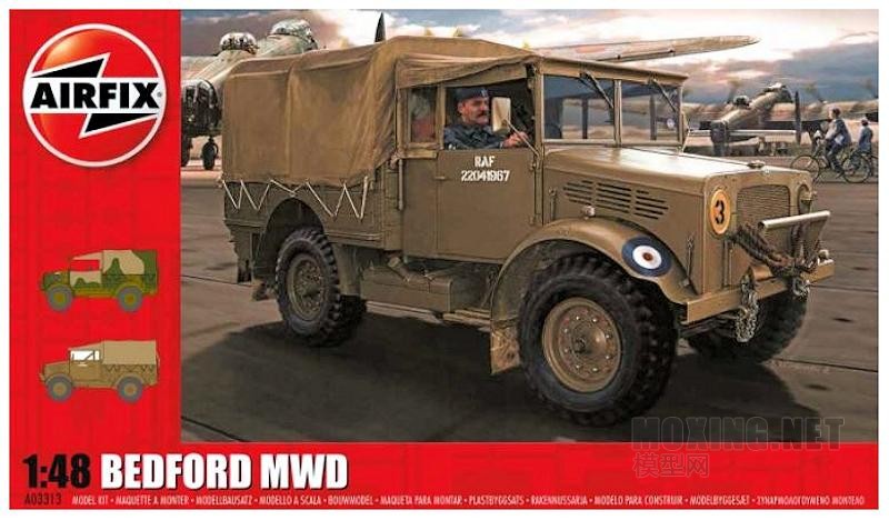 AIRFIX-1/48英国Bedford MWD卡车(A03312)