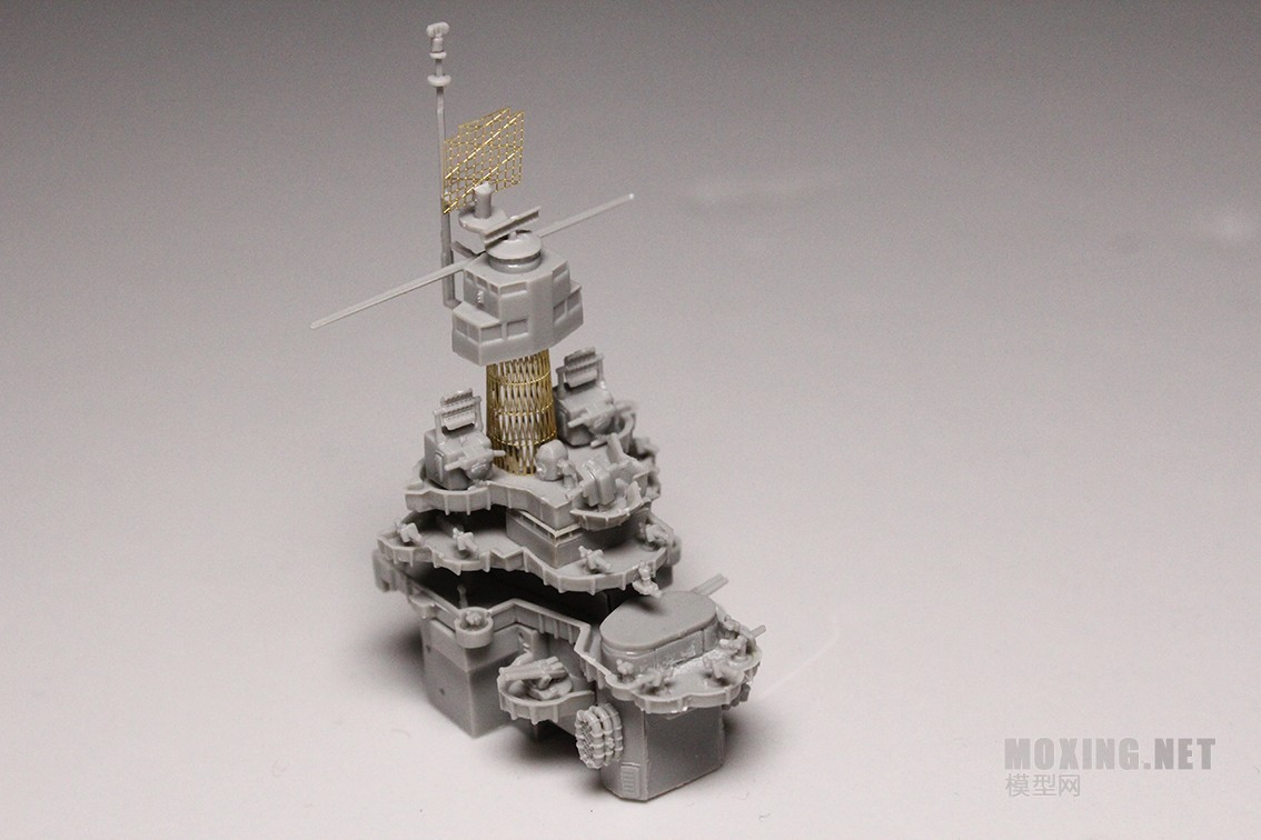 【模型网官方评测]】小号手1/700 美国海军bb-45科罗拉多号战列舰1944