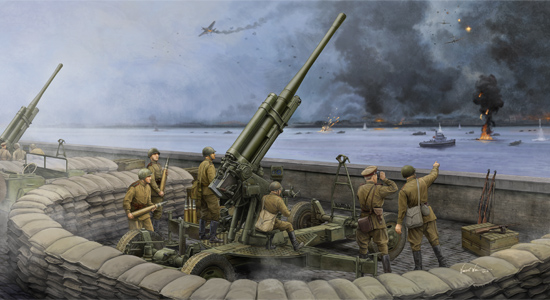 号手新品-1/35苏联52-K 85毫米防空炮M1943后期型(02342)