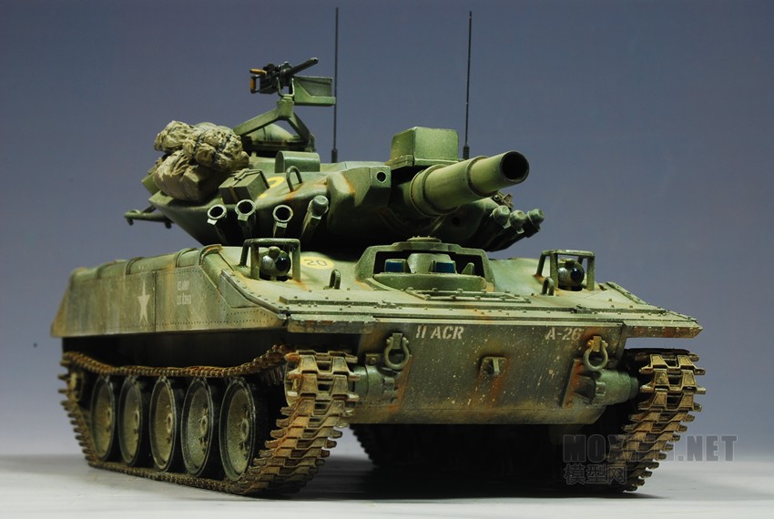 田宫美军m551谢里登轻型空降坦克