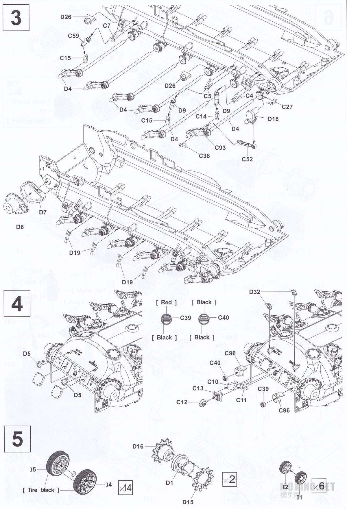 [模型网评测]AFVClub-1/35美国M60A1巴顿主战坦克(AF35060)