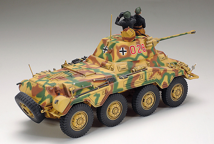 田宫-1/35德国Sd.Kfz.234/2"美洲豹"重型装甲车(37018)