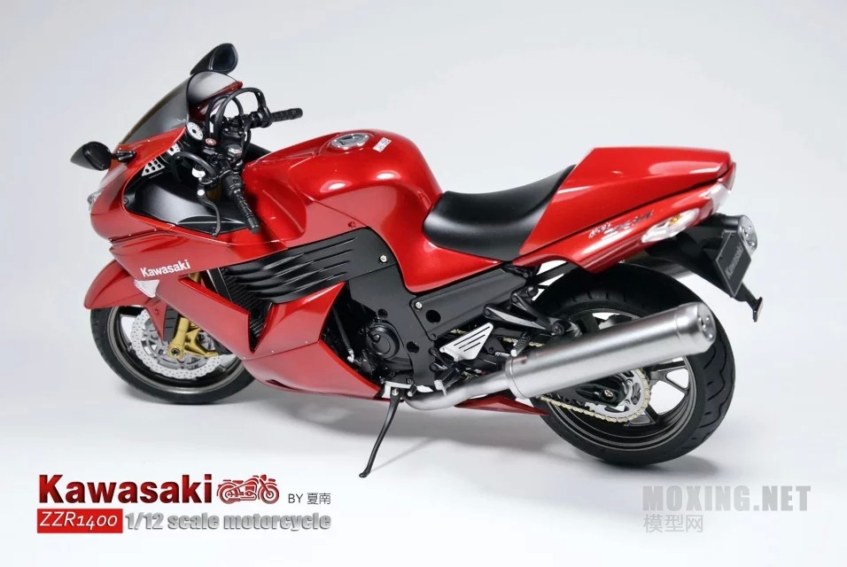 田宫1/12川崎Kawasaki ZZR1400六眼魔神制作过程