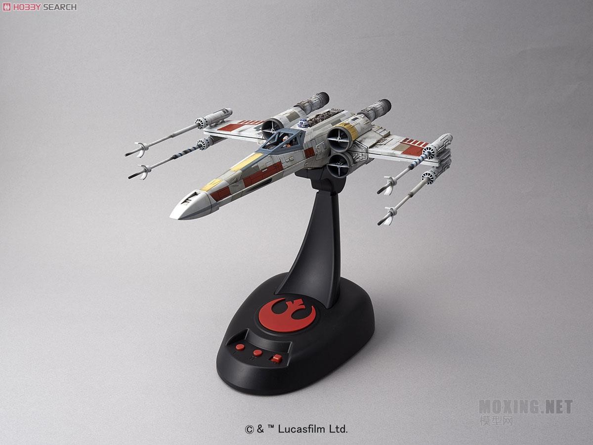 万代新品-1/48 星球大战 X-wing X翼战机电影版