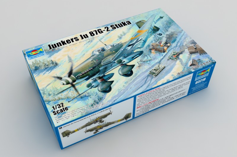 号手新品-1/32德国Ju 87G-2俯冲轰炸机(03218) 