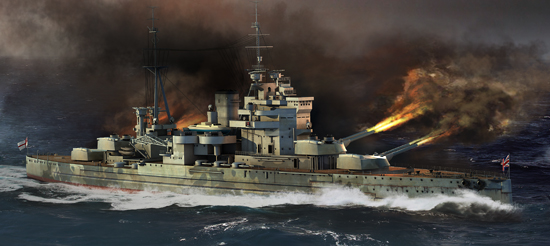 号手新品-1/700英国伊丽莎白号战列舰1941年(05794)