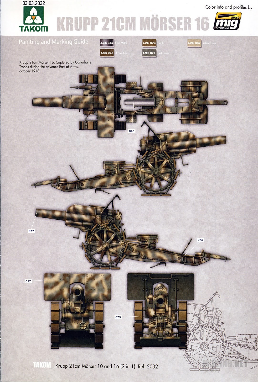 [](TAKOM)-1/35Ŭ21cm Mrs 10/16Ȼ/(21)(2032)