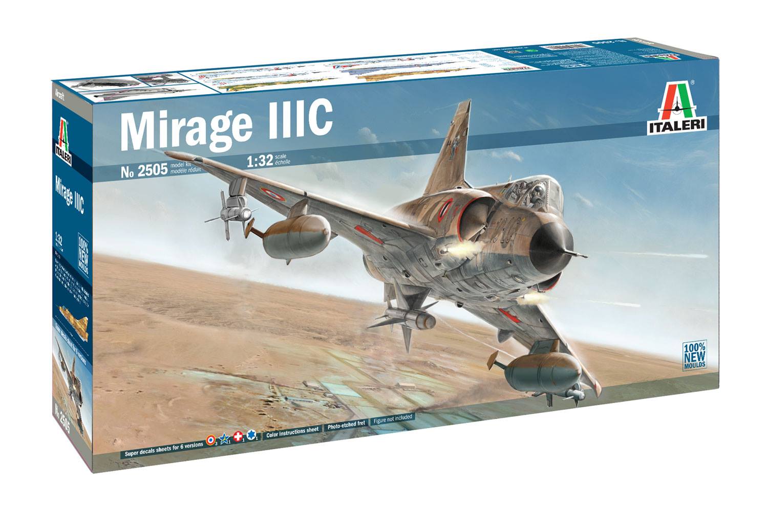 伊达雷利新品-1/32法国达索幻影III C战斗机(2505)