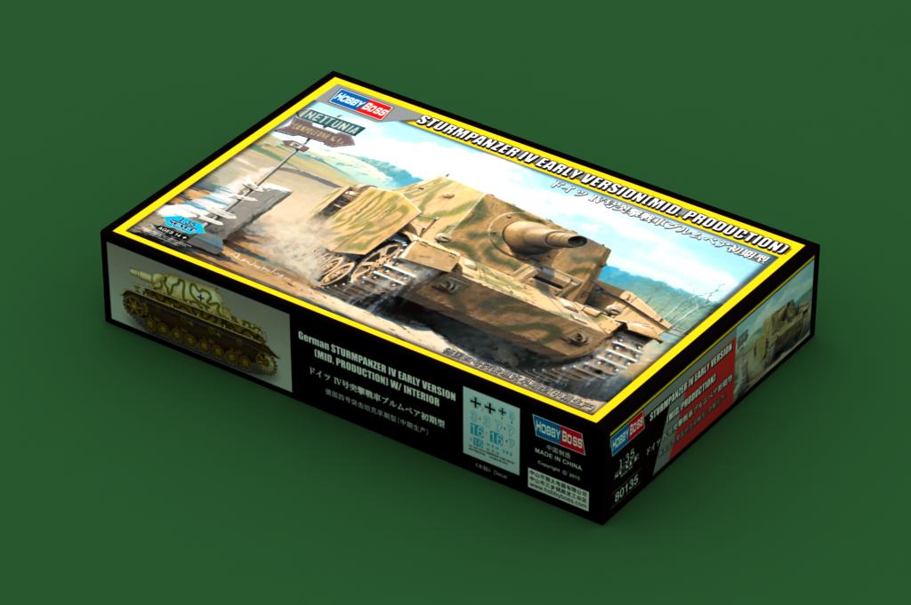HOBBYBOSS新品-1/35德国四号突击坦克早期型(中期生产)(80135)