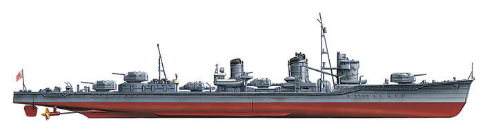 田宫新品-1/35日本海军阳炎驱逐舰(78032)