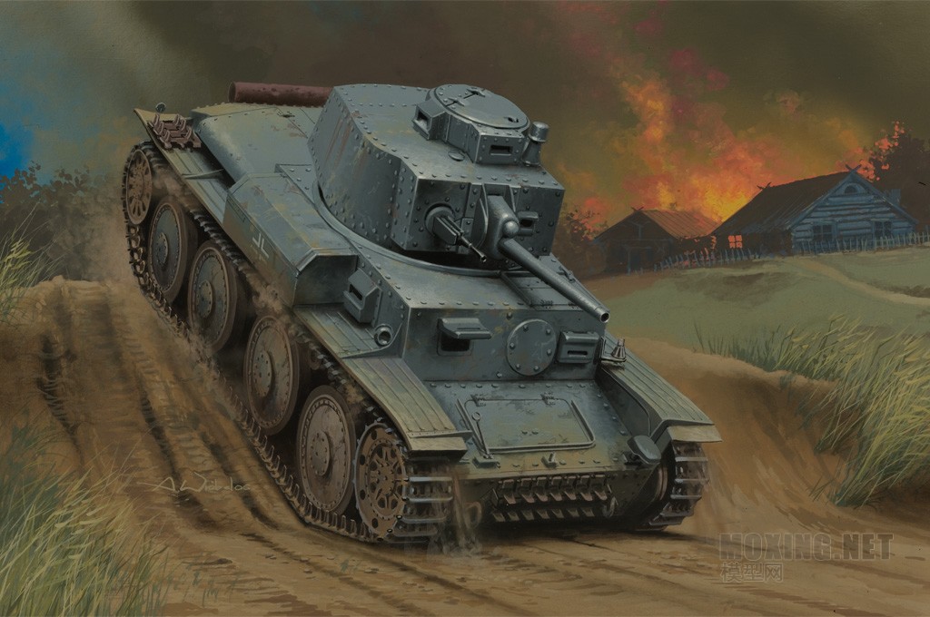 HOBBYBOSS新品-1/35德国Pz.Kpfw.38(t) G型中型坦克(80137)