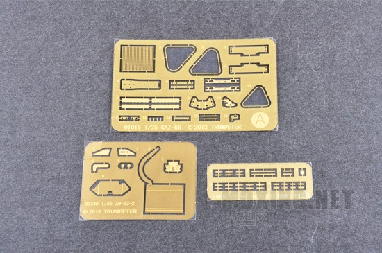 小号手新品-1/35俄罗斯 嘎斯 66运输卡车搭载ZU-23-2高炮(01017)