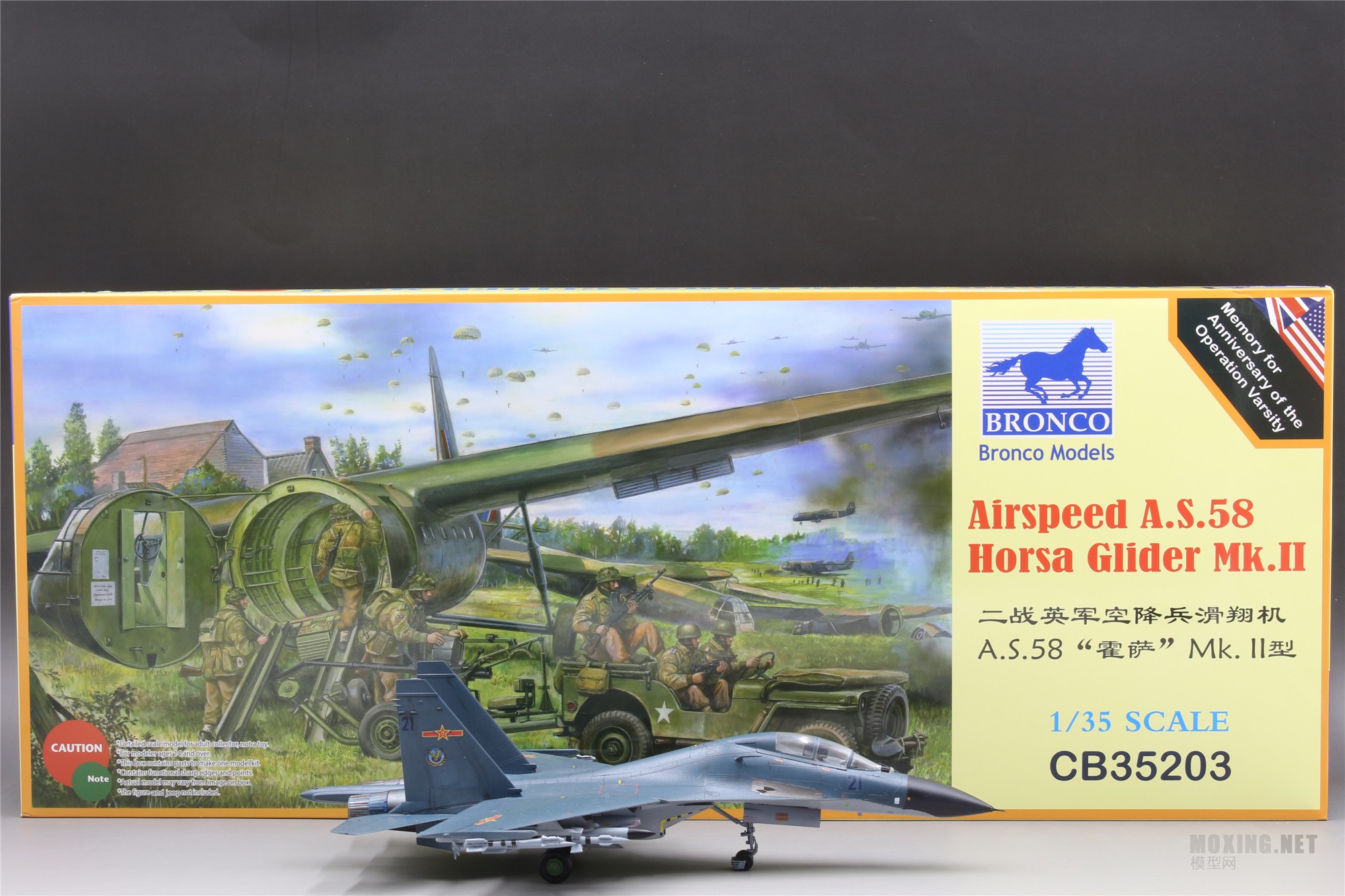 [模型网评测]英A.S.58"霍萨"Mk.II滑翔机(CB35203)