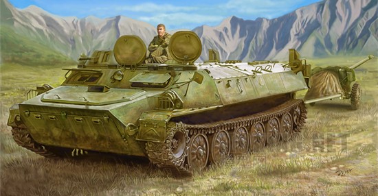 小号手新品-1/35俄罗斯MT-LB装甲运输车(05596)