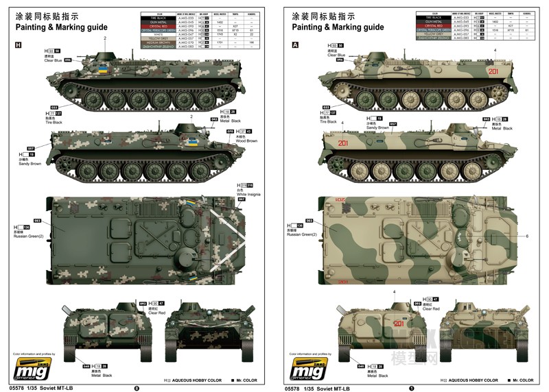小号手新品-1/35俄罗斯MT-LB装甲运输车(05596)