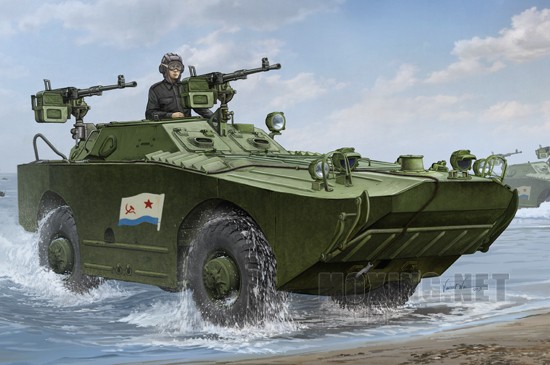 小号手新品-1/35俄罗斯BRDM-1侦察车(05596)
