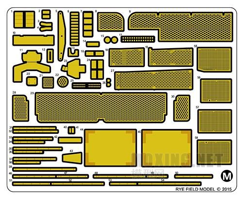RFM(麦田模型)-1/35美国M1A2 SEP TUSK I/II 及M1A1 TUSK主战坦克(3合1版)(RM5004)