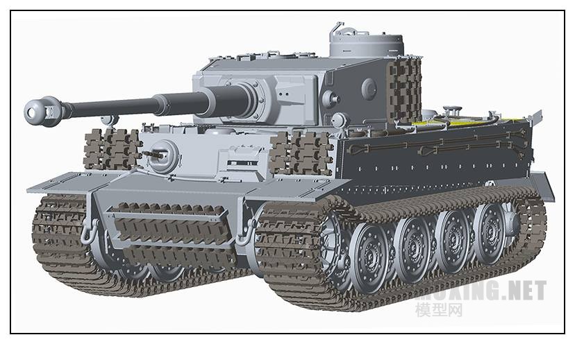 RFM(麦田模型)新品-1/35德国虎式重型坦克(费尔曼战斗群,1945年4月德国北部)(RM5005)
