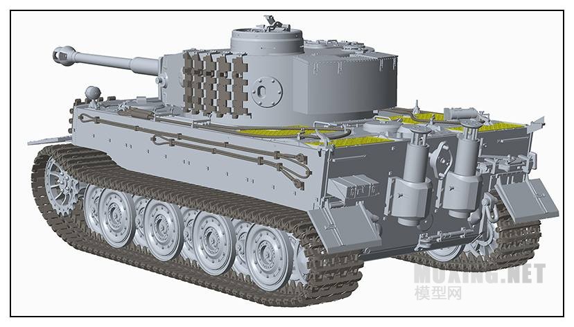 RFM(麦田模型)新品-1/35德国虎式重型坦克(费尔曼战斗群,1945年4月德国北部)(RM5005)