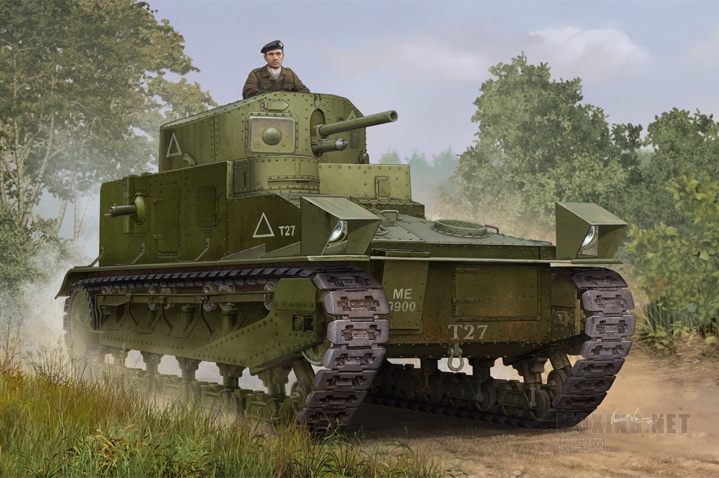 HOBBYBOSS新品-1/35维克斯中型坦克MKI型(83878)