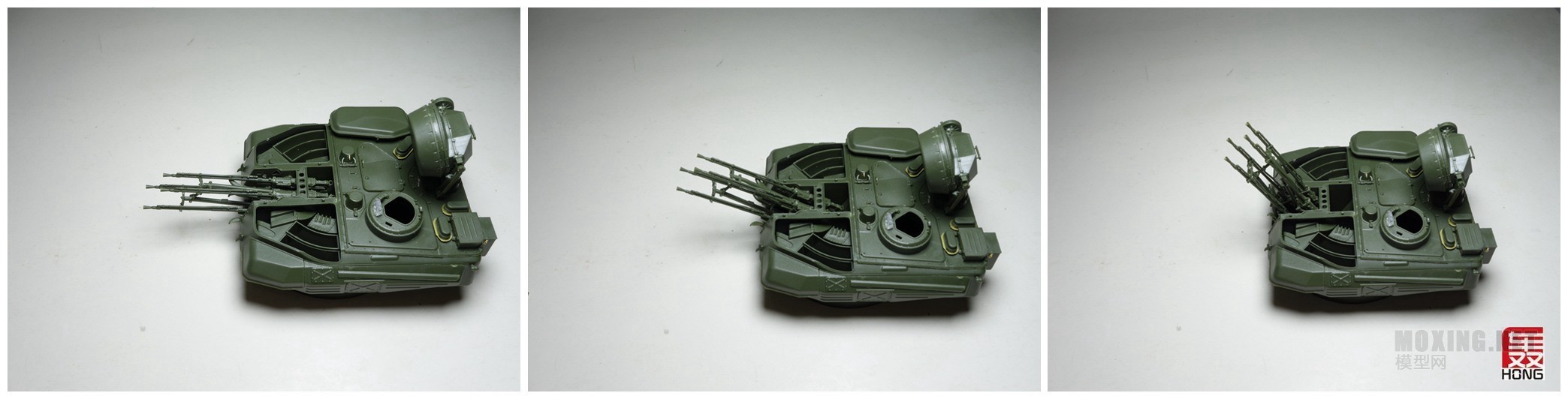 [模型网评测]轰(HONG)-1/35 ZSU-23-4石勒喀河自行高炮(H5001)