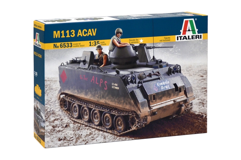 伊达雷利新品-1/35美国M113 ACAV装甲车(6533)