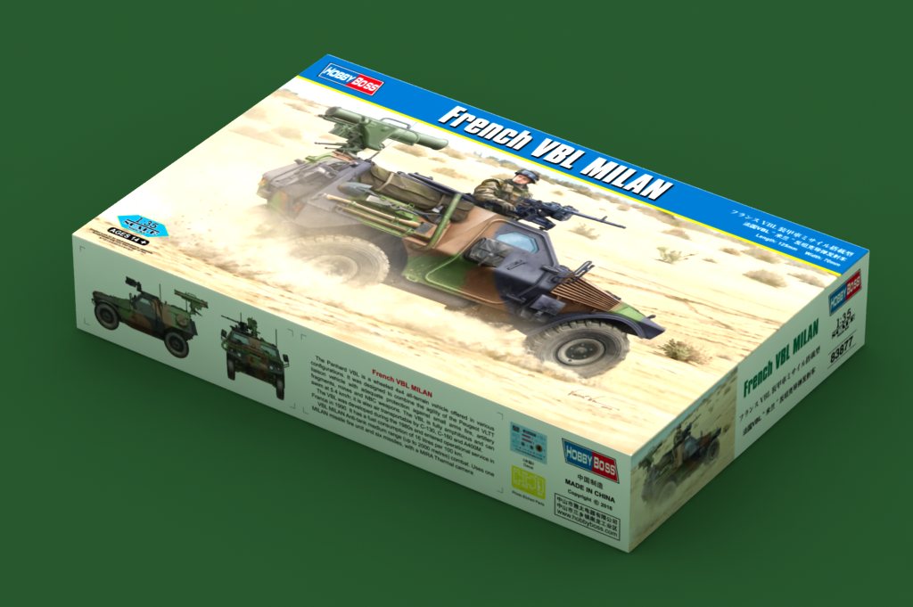 HOBBYBOSS新品-1/35法国VBL米兰反坦克导弹发射车(83877)
