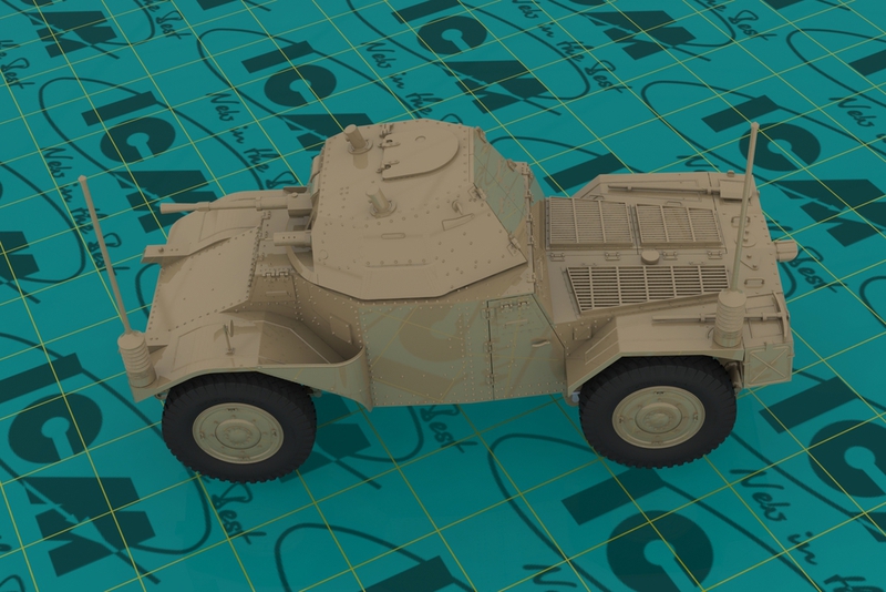  ICM新品-1/35法国潘哈德178 AMD-35装甲指挥车(35375)