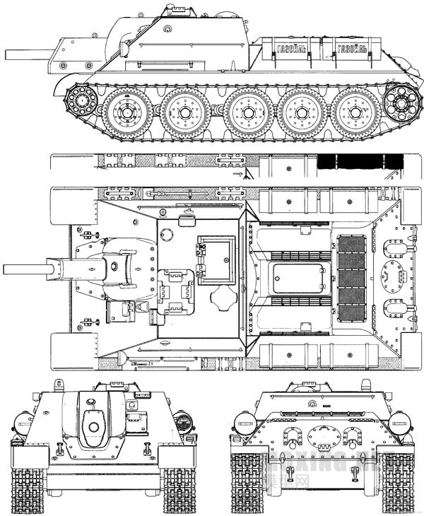 MiniArt-1/35苏联SU-122自行火炮(35175)