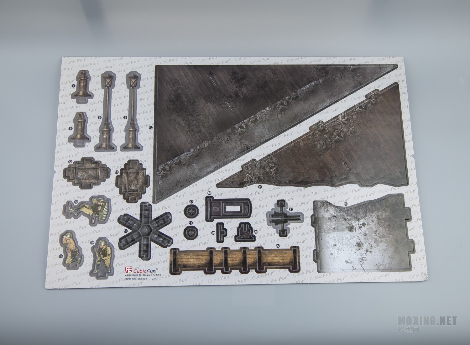 [ģ](Cubic Fun)-1/35 T34/85 3Dƴ峡(JS4202H)