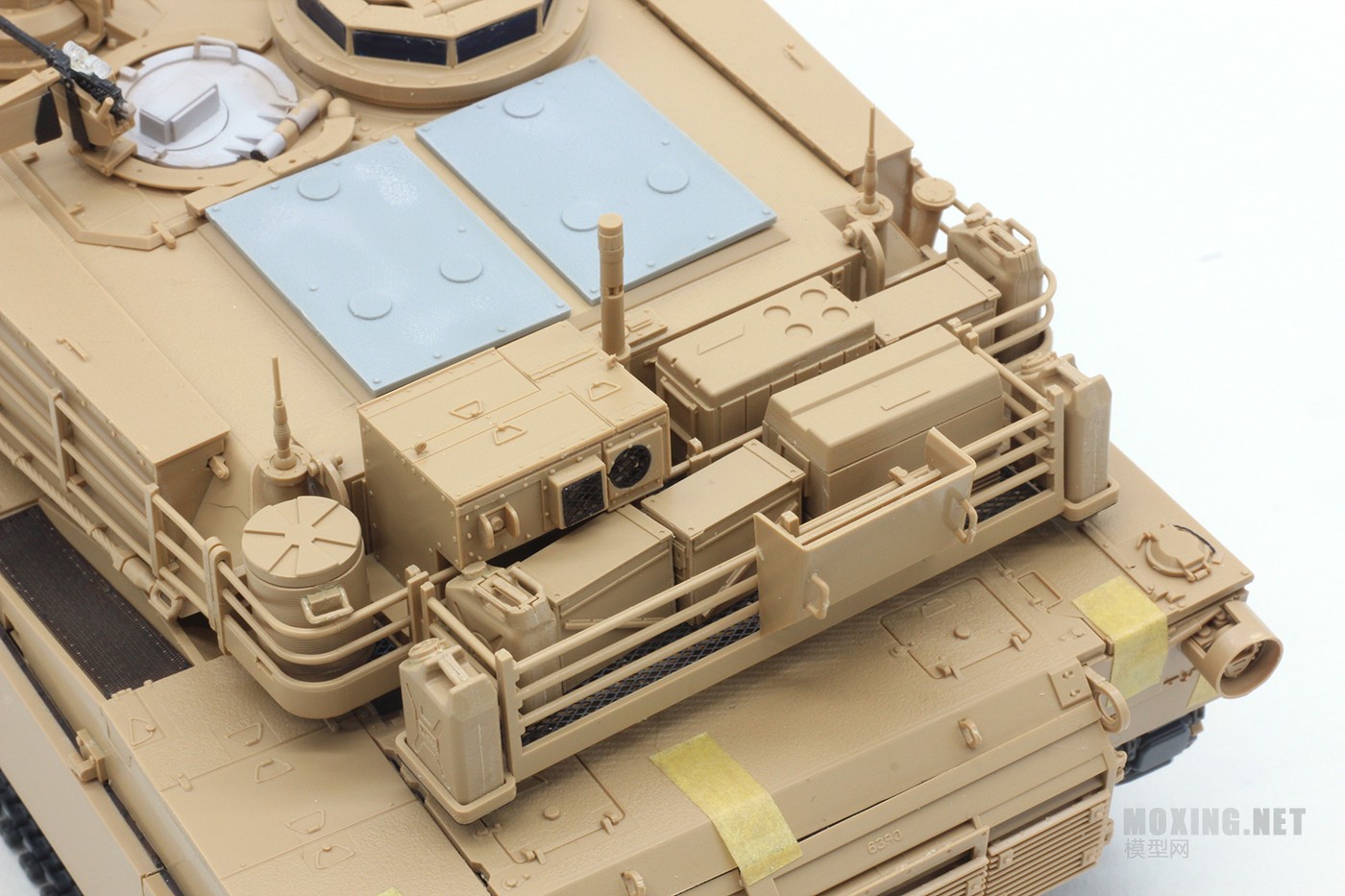 [模型网评测]RFM(麦田)-1/35美国M1A1/A2主战坦克(全内构二合一)(RM-5007)