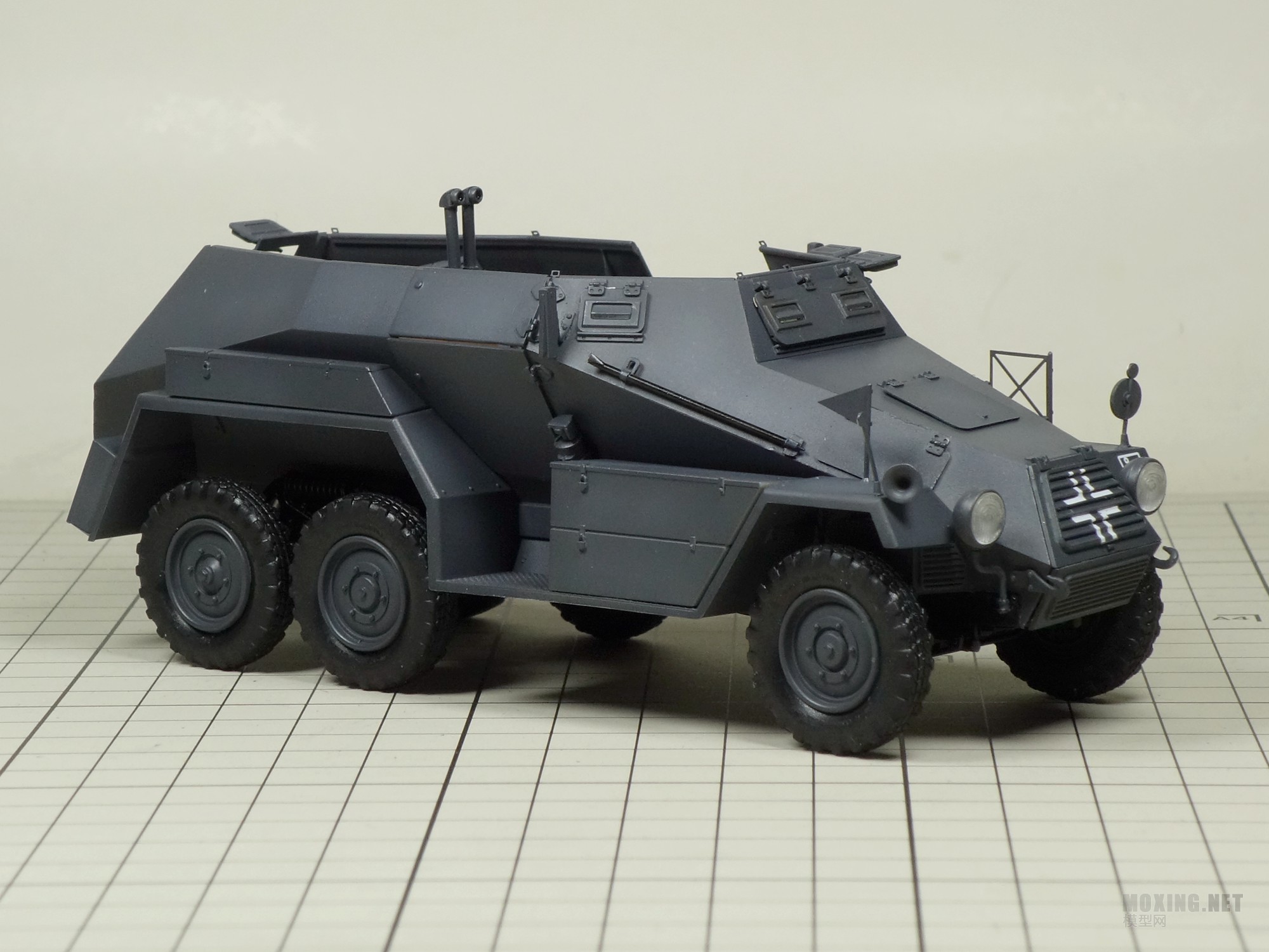 [模型网评测]威骏CB35095-1/35德国Sd.Kfz.247 A型轮式装甲指挥车
