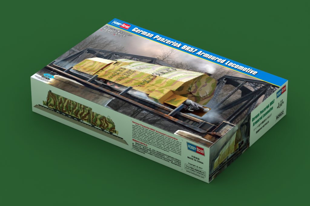 HOBBYBOSS新品(82922)-/72德国BR57装甲机车