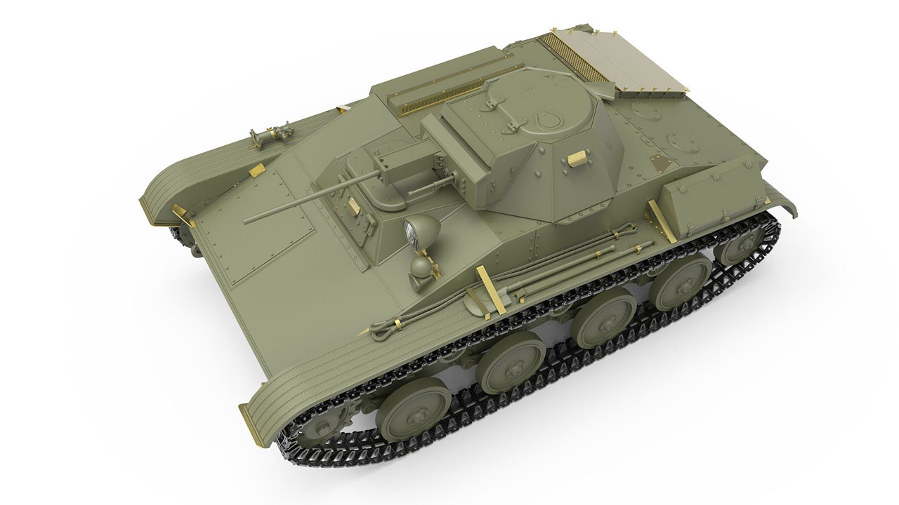 MiniArt新品(35215)-1/35苏联T-60轻型坦克(早期型全内构)