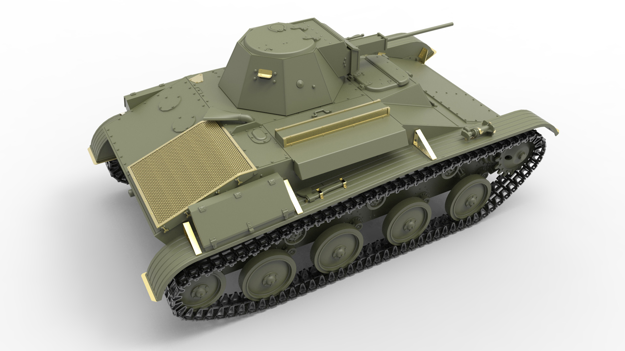 MiniArt新品(35215)-1/35苏联T-60轻型坦克(早期型全内构)