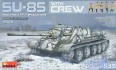 [开盒简评]MiniArt(35178)-1/35 苏-85坦克歼击车 1943年型带兵人