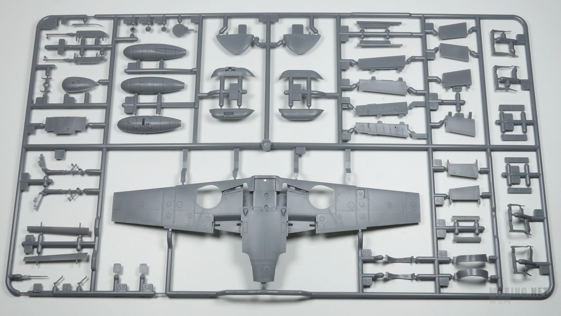 [模型网评测]田宫(61117)-1/48德国Bf109 G-6战斗机