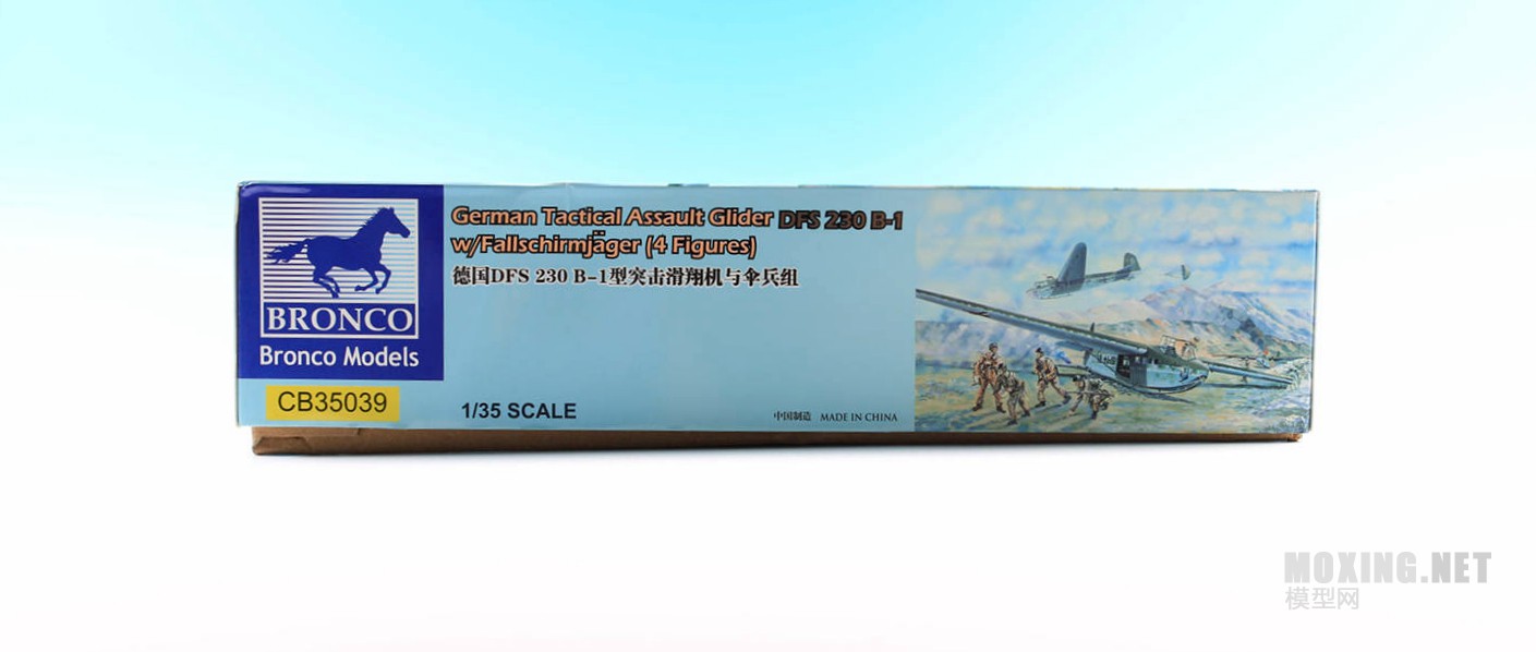 [模型网评测]威骏(CB35039)-1/35德国DFS 230-B1型突击滑翔机与伞兵组