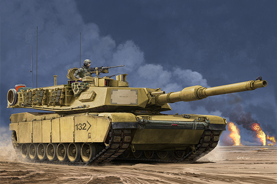 小号手新品(00927)-1/16美国M1A2 SEP主战坦克