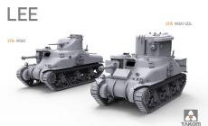 三花新品(2114/2115)-1/35美国M3A1/M3A1中型坦克