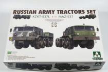 [模型网评测]TAKOM(5003)-1/72苏联MAZ-537&KZKT-537L卡车套装 开盒报告