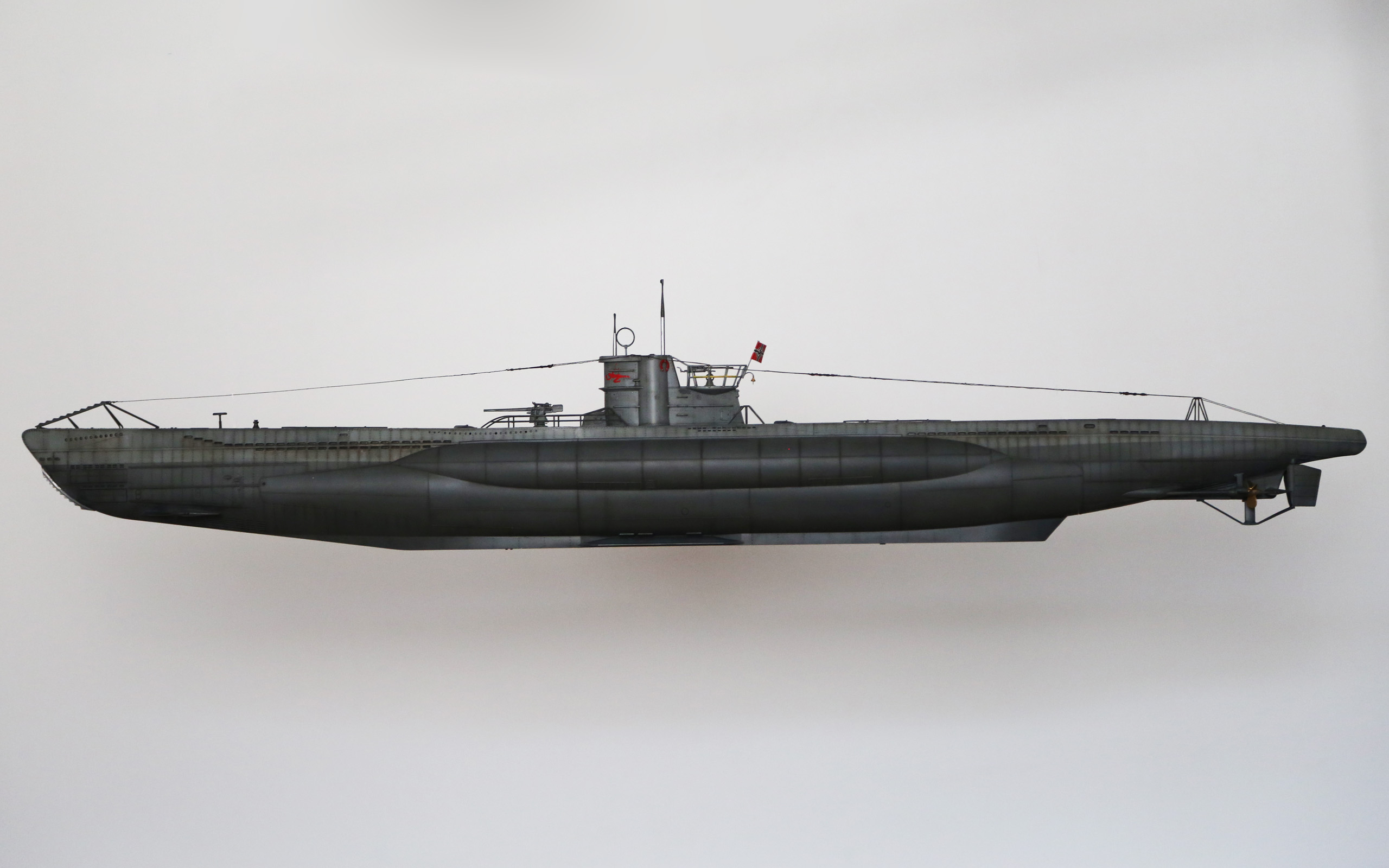 利华1:72 vii-b 潜艇 埃里希托普u-552"红魔鬼"(图已正常显示!